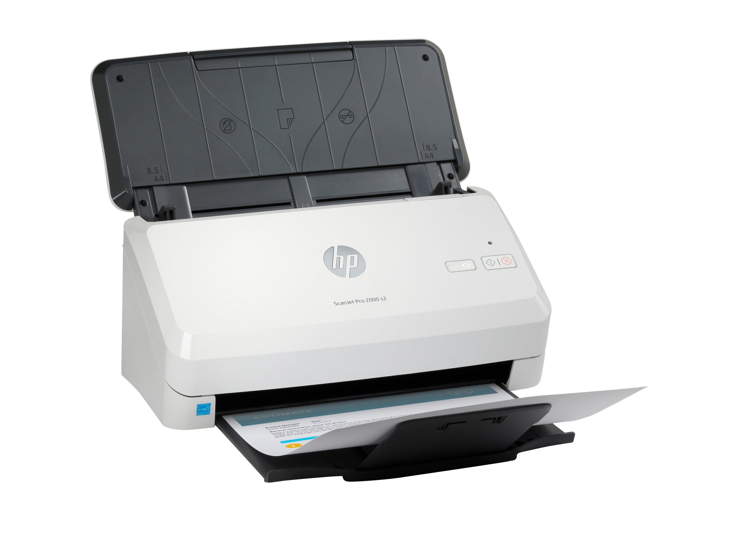 HP Scanjet Pro 2000 s2 Sheet-feed 600 dpi A4 Schwarz, Weiß