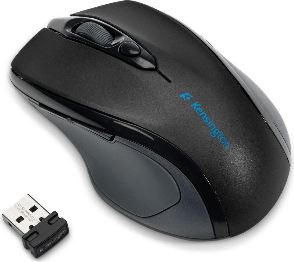Kensington Pro Fit Mid-Size Maus Optisch Kabellos 2.4 GHz 6 Tasten Schwarz