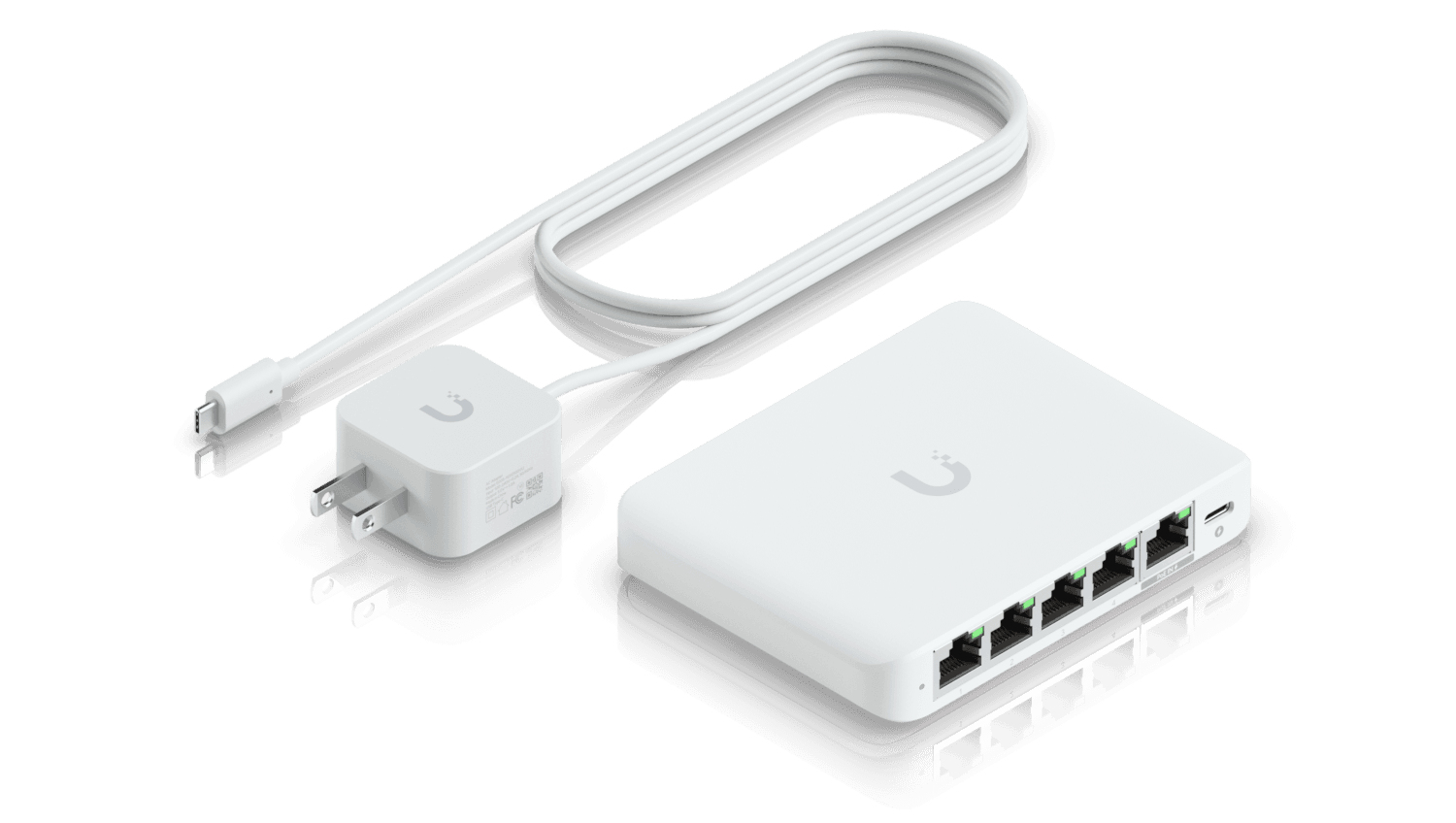 Ubiquiti UniFi Switch Flex Mini 2.5G 2.5 Gigabit Ethernet Managed 5 Ports Weiß