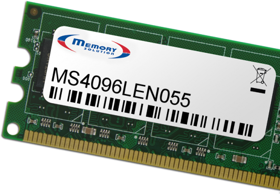 Memory Solution MS4096LEN055 Speichermodul 4 GB (MS4096LEN055)