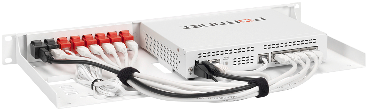 Rackmount.IT RM-FR-T21 Rackmontagesatz 1U 48.3 cm Signal White