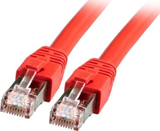 EFB-Elektronik RJ45 Patchkabel Cat.8.1 S/FTP LSZH BC rot 7,5m Hersteller: EFB Elektronik (K5528RT.7,5)