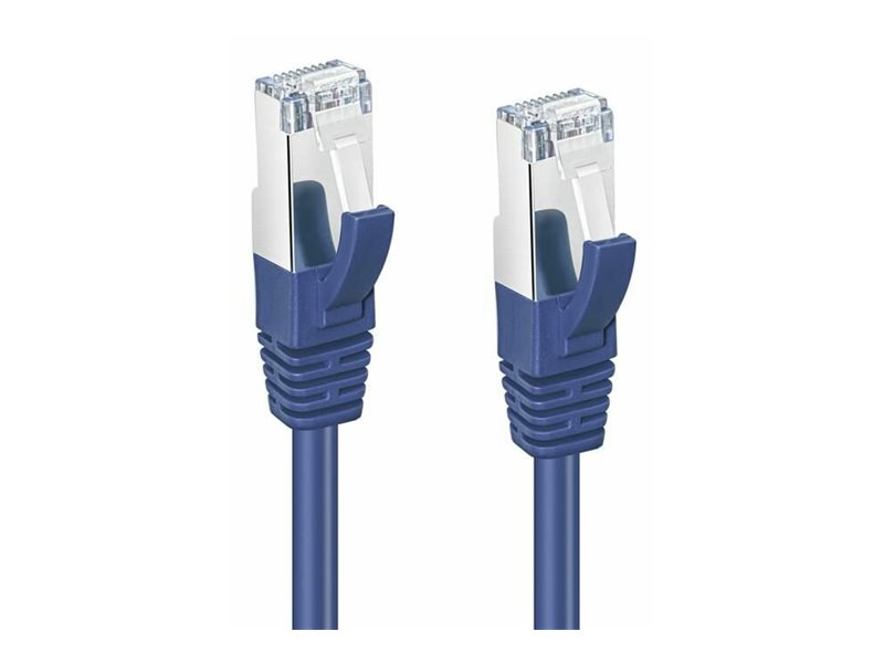MicroConnect MC-SFTP6A005B Patchkabel 0,5 m Cat6a S/FTP Blau