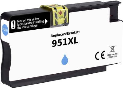 Renkforce Tinte ersetzt HP 951 XL (CN046AE) Kompatibel Cyan RF-I-HP951XLC RF-5718848 (RF-5718848)