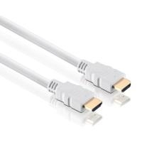 High Speed HDMI Kabel mit Ethernet, vergoldet, HDMI St. A / St. A, weiß, 10,0 m Hochwertiges Anschlusskabel zur Übertragung von digitalen Monitor- und TV-Signalen (39903710W)