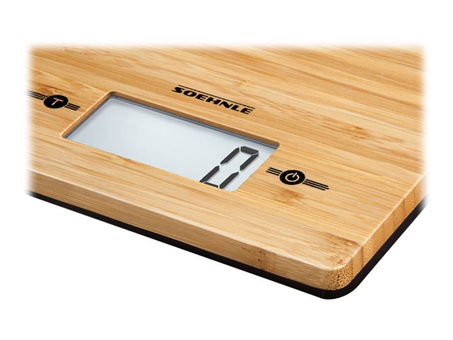 Soehnle Küchenwaage 66308 5 kg LCD Bambus