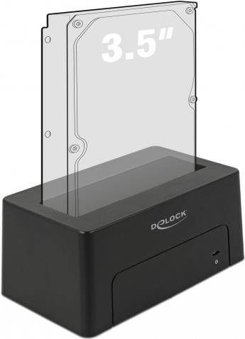 Delock 63958 HDD-Dockingstation SATA 6Gb/s USB 3.1 (Gen 2) Schwarz