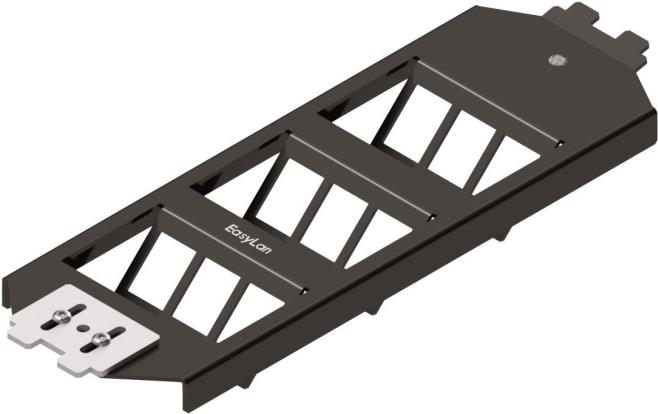 ZVK EasyLan ABGPUK33 PUK Bodentank Basic 3x3 Keystone RAL9005 (ABGPUK33)