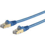 StarTech.com 6ASPAT10MBL Patchkabel CAT6a (10 m, blau, RJ45-Snagless-Steckverbinder, CAT6a-STP-Kabel, Kupferdraht, Netzwerkkabel) (6ASPAT10MBL)