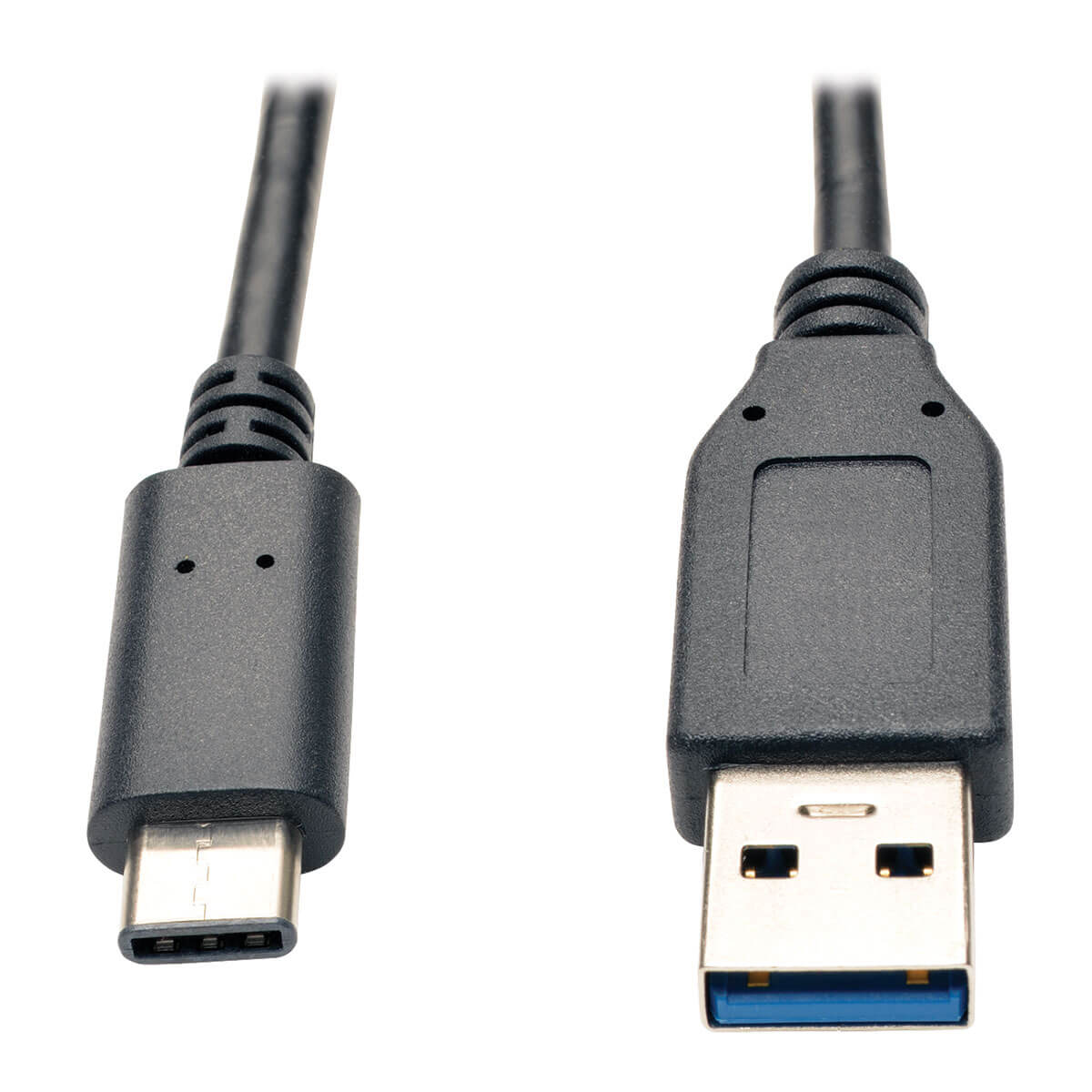 Tripp Lite U428-003-G2 USB-C-auf-USB-A-Kabel, USB 3.1 Gen 2, 10 Gbit/s, Thunderbolt 3, 0,91 m, Schwarz