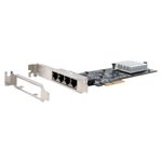 Exsys PCI-E Karte 2.5Gigabit 4-Port inkl.LowProfile Intel I225-V Chipset (EX-60115)