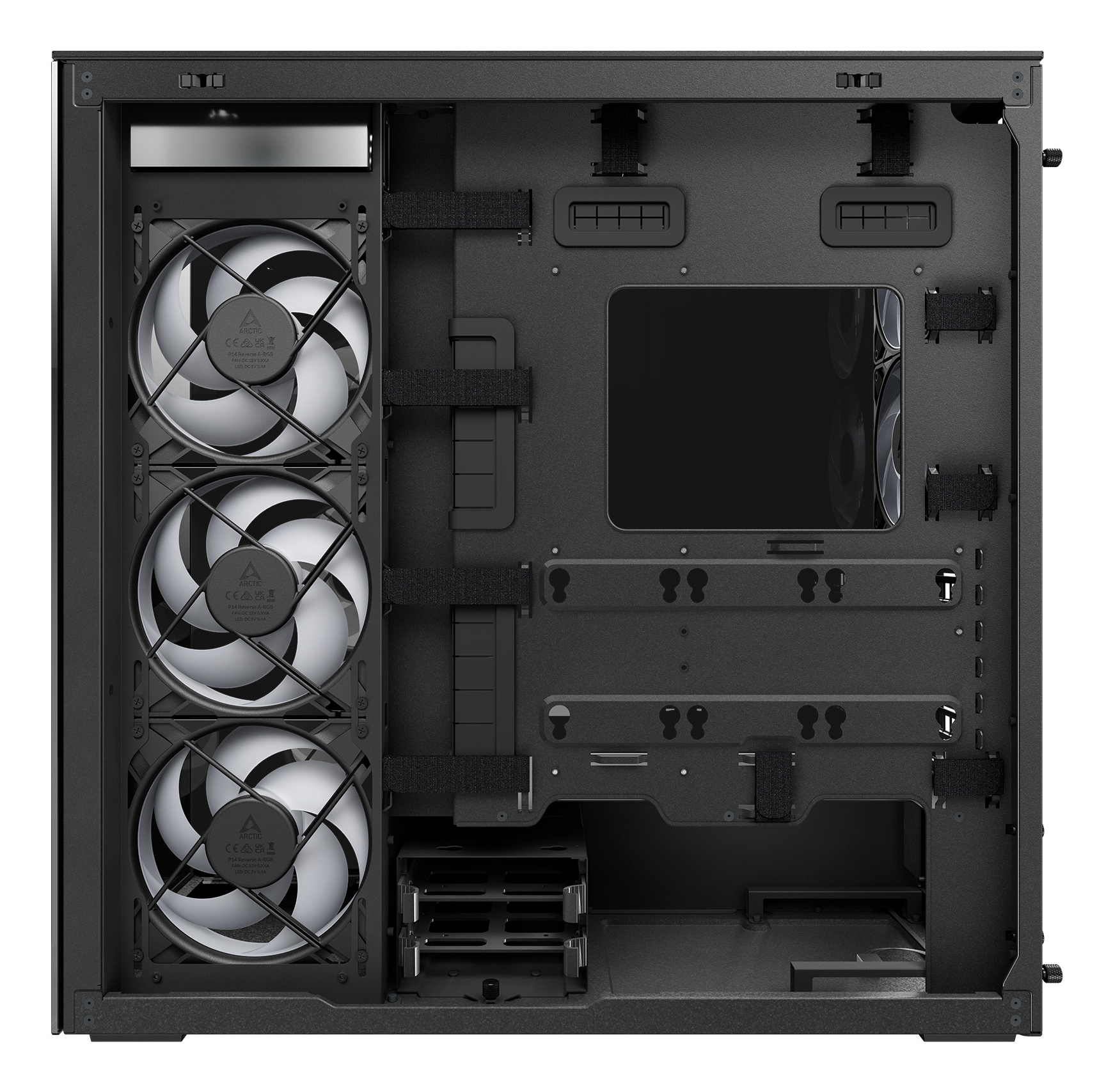 Arctic Xtender VG E-ATX Midi Tower Systemgehäuse Schwarz