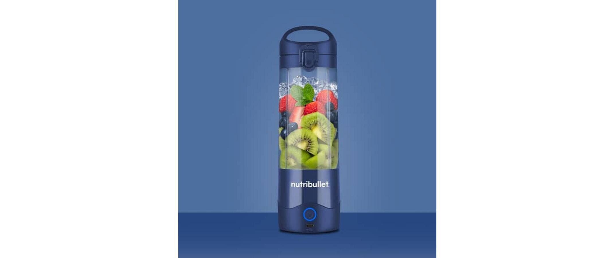NutriBullet Portable NBP003NBL tragbarer Standmixer 0,475 l Mitternachtsblau
