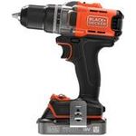 Black&Decker Akku-Bohrschrauber BCD382D1XC 2Ah 18V (BCD382D1XC-QW)