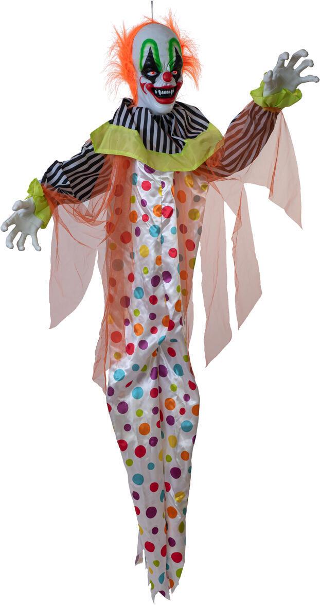 EUROPALMS Halloween Figur Clown Curby, animiert, 155cm (83316169)