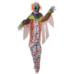 EUROPALMS Halloween Figur Clown Curby, animiert, 155cm (83316169)