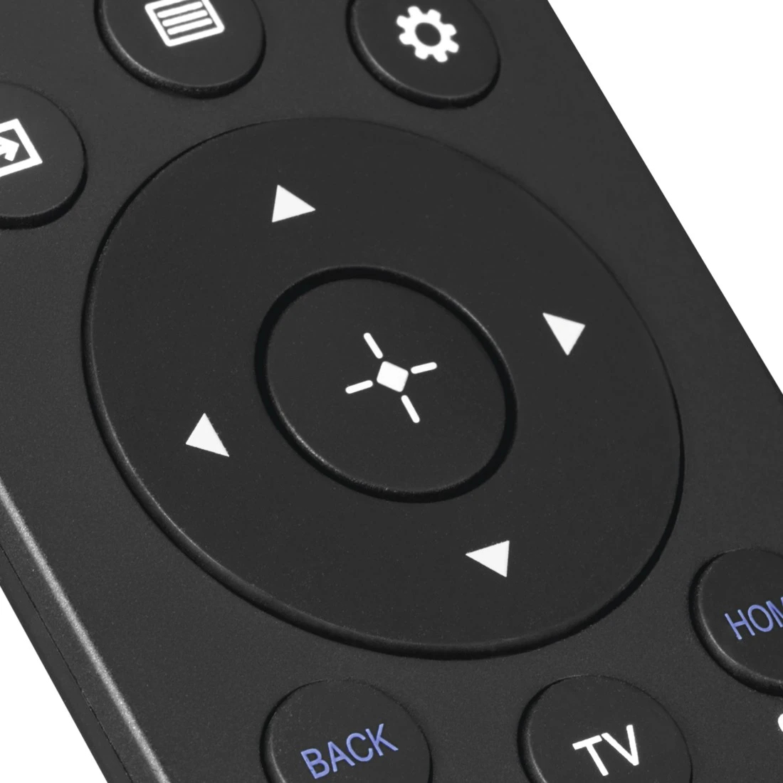 Hama Universal-Fernbedienung für Sony TVs, IR, lernfähig, 4 App-Tasten, Schwarz