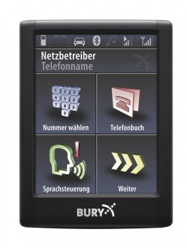 THB Bury Freihand-Systemanzeigemodul 0-24-00-0158-0 Ersatzdisplay Schwarz