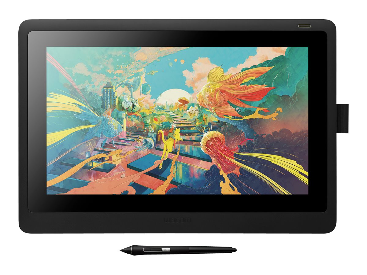 Wacom Cintiq 16 Digitalisierer 15,6" IPS HDMI USB-C Schwarz