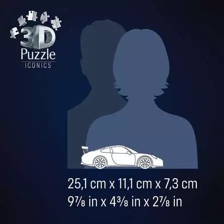 Ravensburger 3D Puzzle Iconics Porsche 911 GT3 Cup 108 Teile