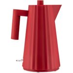 Alessi MDL06/1 R Plissè Elektrischer Wasserkocher aus 100 cl, Rot (MDL06/1 R) (B-Ware)