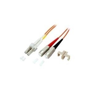 EFB-Elektronik Duplex Jumper LC-SC 62,5/125µ, OM1, LSZH, orange, 2.0mm, 1m Hersteller: EFB Elektronik (O3061.1)