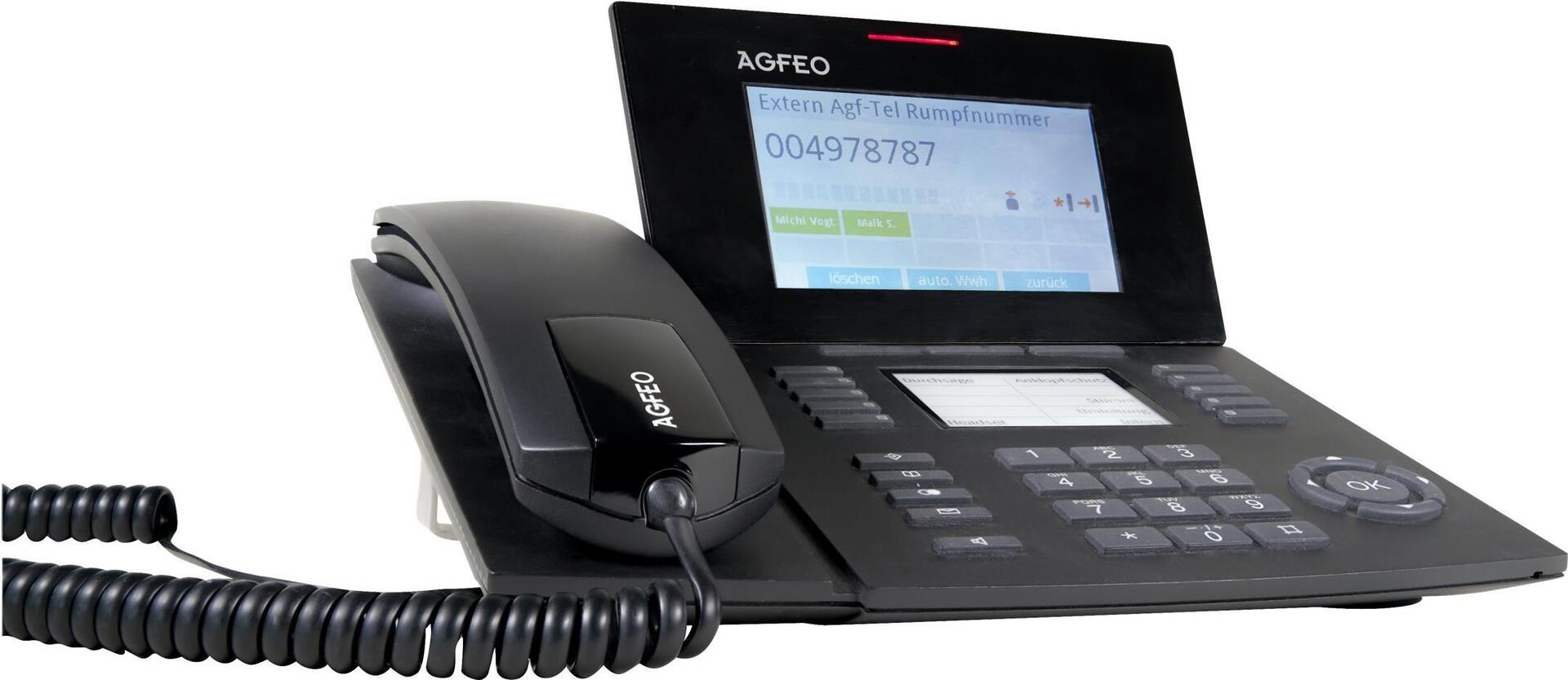 AGFEO Systemtelefon ST56 SENSORfon reinweiß