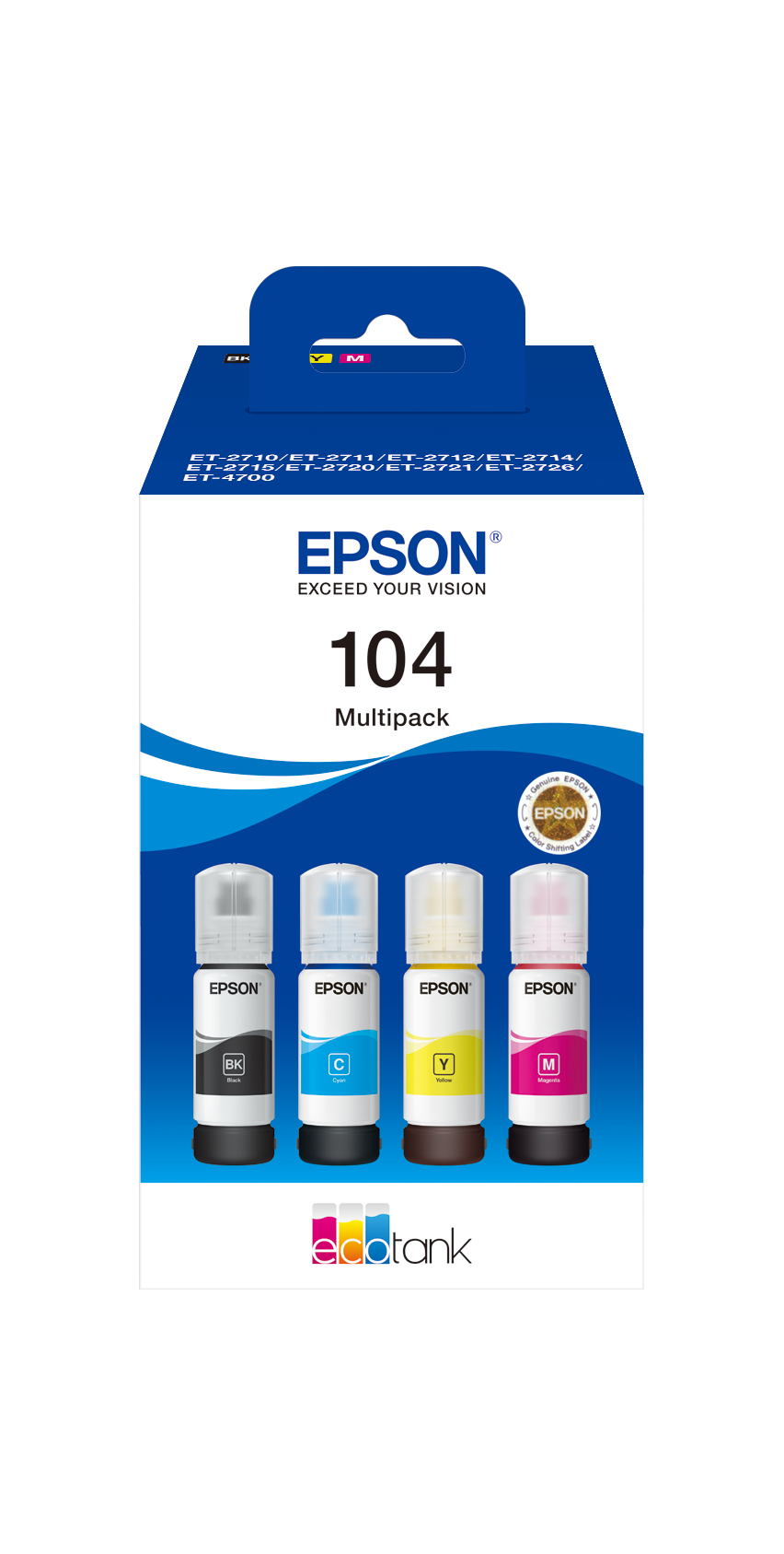 Epson EcoTank 104 4er-Pack (C13T00P640)