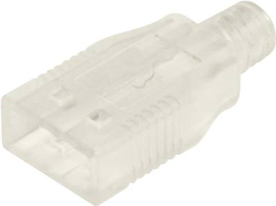 TRU COMPONENTS Haube für USB B-Steckverbinder Knickschutztülle USB B-Haube Inhalt: 100 St. (TC-2524004)