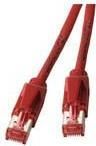 EFB-Elektronik RJ45 Patchkabel Cat.6A S/FTP LSZH Draka UC900 TM21 rot 1m Hersteller: EFB Elektronik (K8052.1)