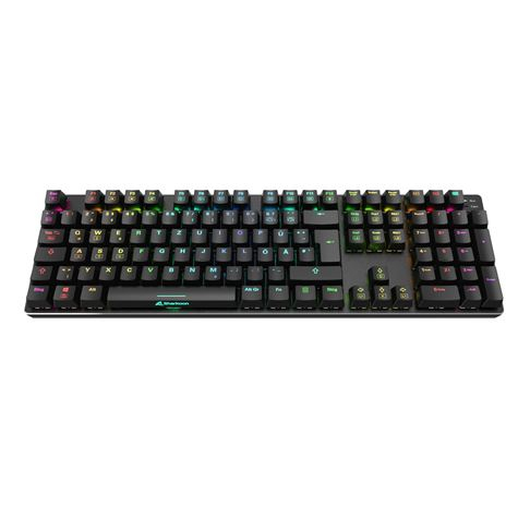 Sharkoon Skiller SGK36W Mechanische Tastatur RGB-LED
