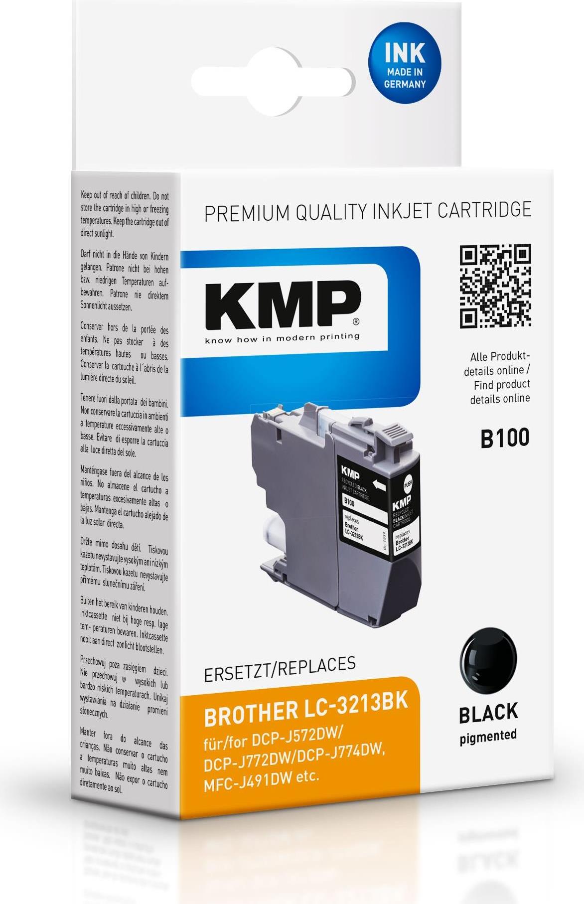 KMP 1539,4001 Druckerpatrone 1 Stück(e) Kompatibel Schwarz (1539,4001)