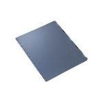 ELBA vario-zipp Register, 5-teilig, A4, 245 x 316 mm mit farblosen und dunkelblauen Taben (61464)