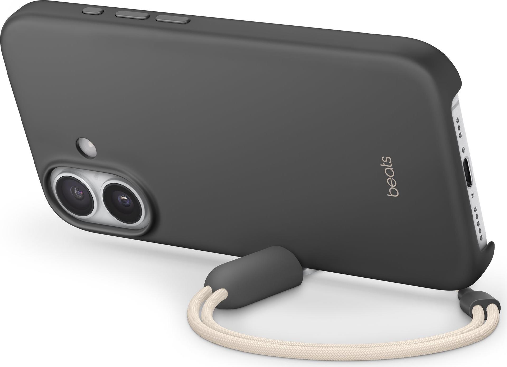 Apple Beats iPhone 17 Kickstand Case mit MagSafe und Kamerasteuerung, Granitgrau, MGY54LL/A