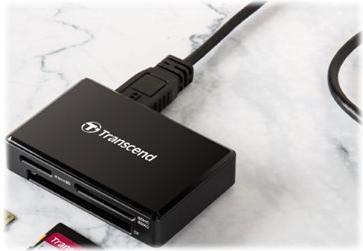 Transcend RDF8K2 Kartenleser USB 3.1 Gen 1 Schwarz