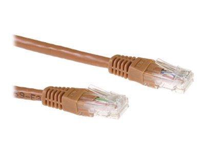 ACT IB4407 Cat6a U/UTP Patchkabel 7 m Braun