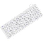 KeySonic KSK-6031INEL Tastatur USB QWERTZ Deutsch Weiß (KSK-6031INEL-Wh (DE))