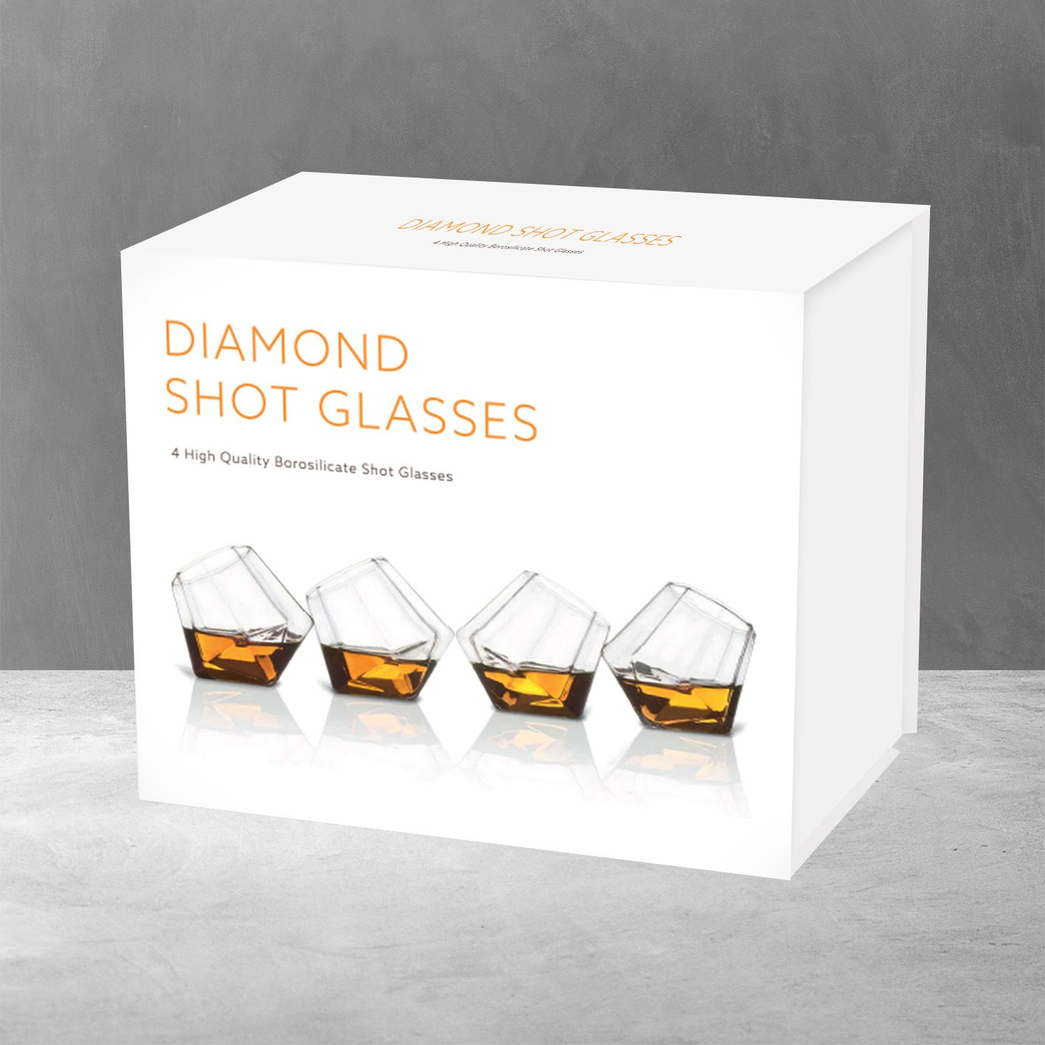 Thumbs Up Mad Monkey Shot Gläser "Diamond" 4er Set Transparent