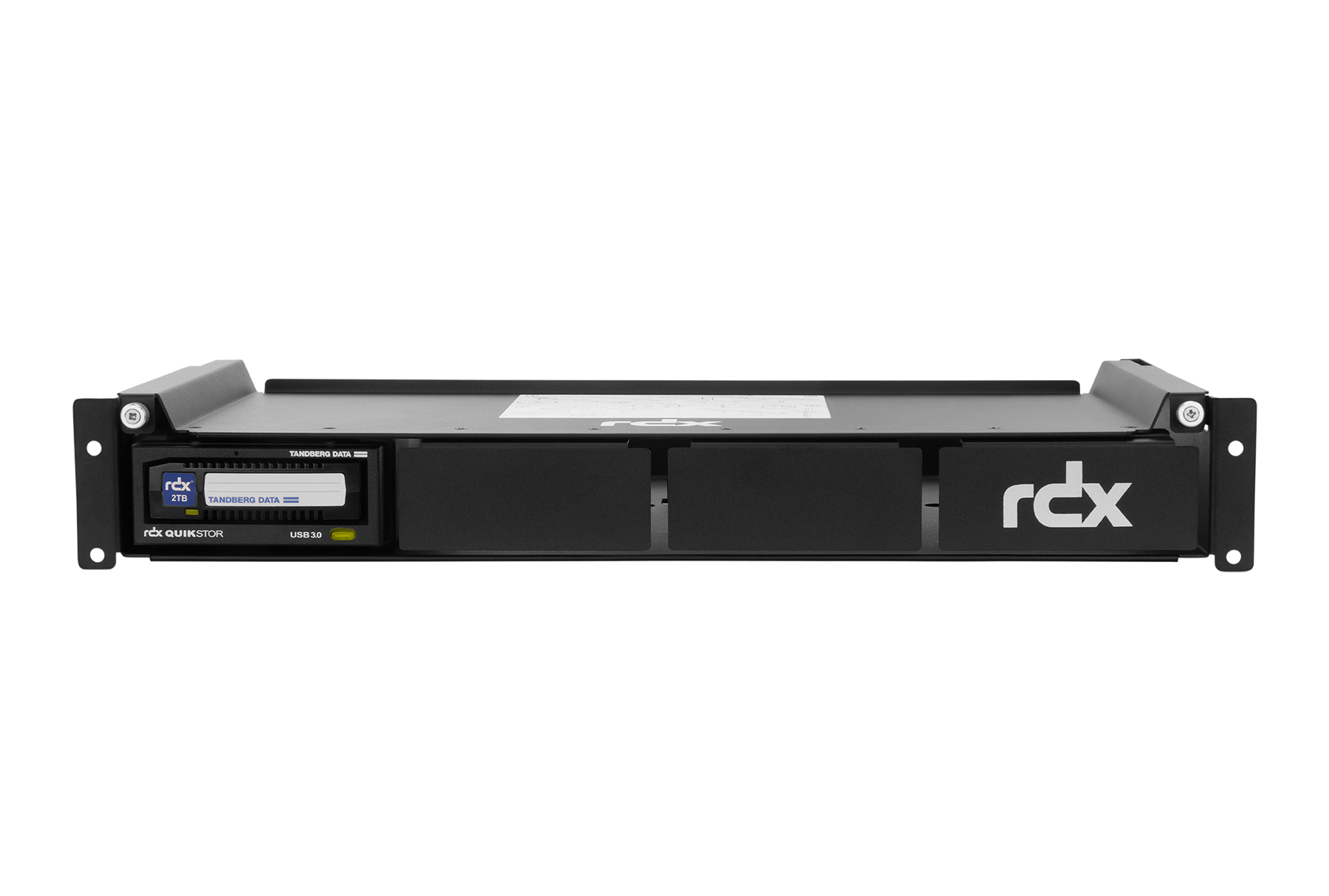 Overland-Tandberg RDX QuadPAK 1.5U Rackmount Kit Schwarz
