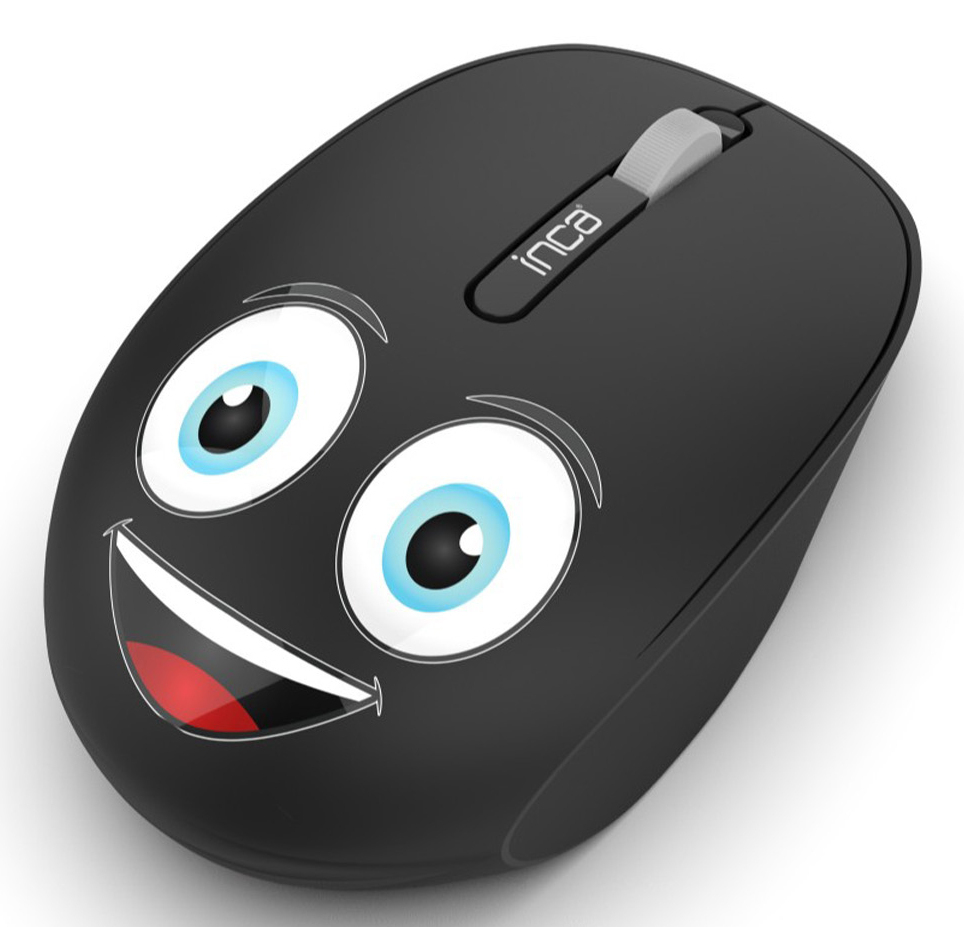 INCA WEENY IWM-245RS Kabellose Maus 1200 DPI 3 Tasten RF Wireless Schwarz