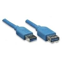 EXSYS EX-K1630-1 USB Kabel 1 m USB 3.2 Gen 1 (3.1 Gen 1) USB A Blau (EX-K1630-1)