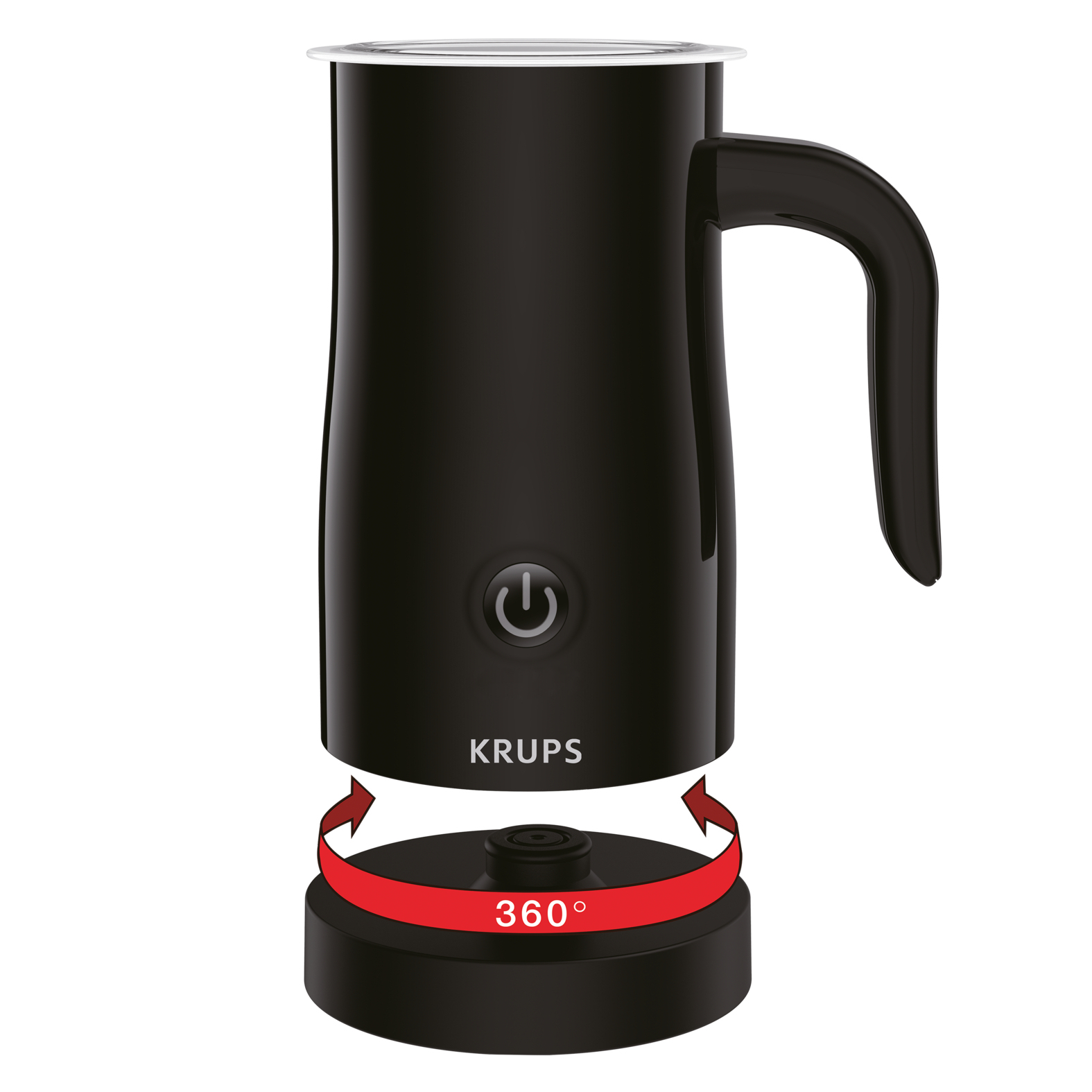 Krups XL1008 Automatischer Milchaufschäumer Schwarz