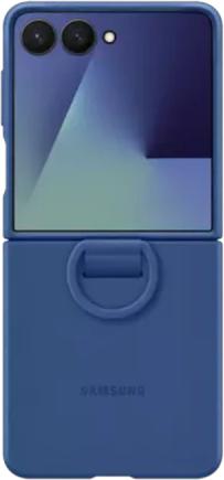 Samsung Flip7 Ring Case Silicone Blue (EF-PF766TNEGWW)