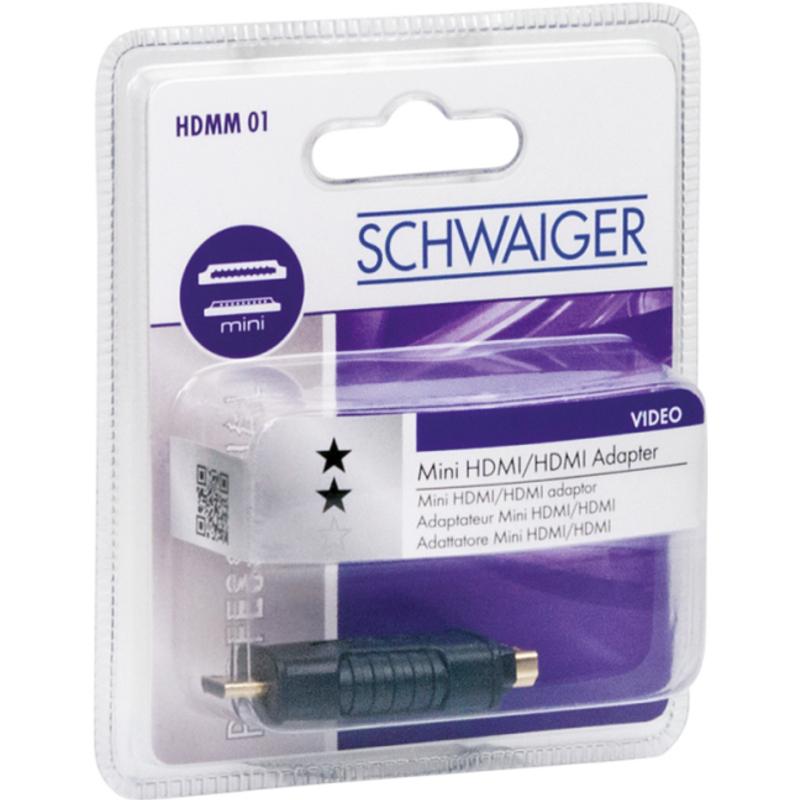 Schwaiger HDMM01 533 HDMI miniHDMI Männlich/weiblich HDMM01533