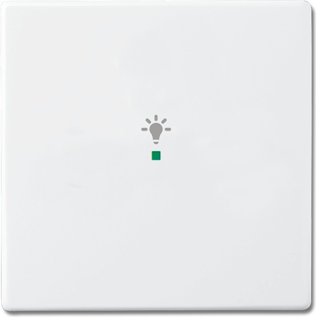 BUSCH-JAEGER Wippe 1-fach Licht 6231-10-84 Busch-free home studioweiss 6231-10-84 - 10 Stück (6220-0-0037)