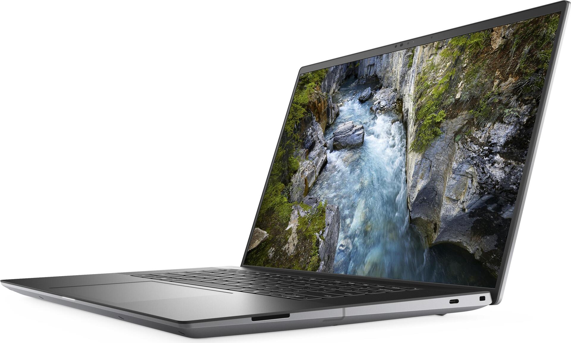 Dell Precision 5690 16" Intel Core Ultra 7 165H 32 GB RAM 1 TB SSD NVIDIA RTX 1000 Ada Anodisiertes Titan-Grau