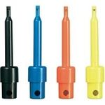 VOLTCRAFT Prüfspitzen-Set Löten CAT I Schwarz, Rot, Blau, Gelb VOLTCRAFT (121298)