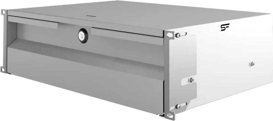 IT-BUDGET 19"-Schublade für Kleingeräte, Dokumente, Werkzeuge (90ITBSL3HEG)