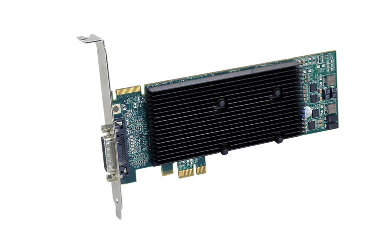Matrox M9120 Plus LP Grafikkarte 512 MB DDR2 PCI Express x1 Low-Profile Passiv