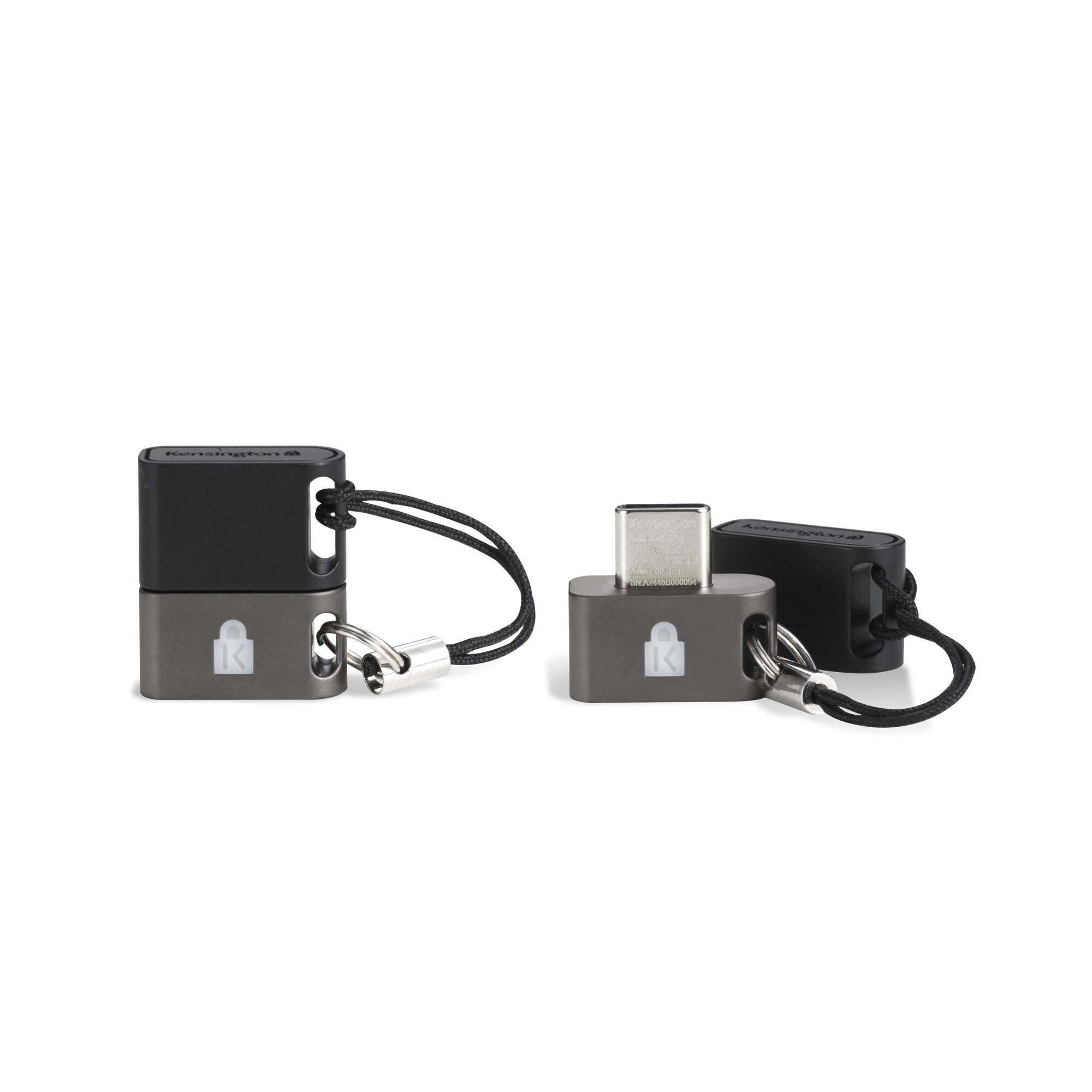 Kensington VeriMark Guard 2.1 USB-C Fingerprint Security Key Schwarz